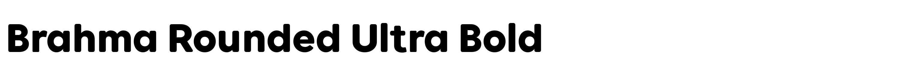 Brahma Rounded Ultra Bold